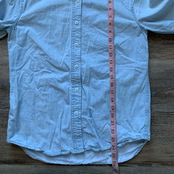 Lole Light Denim Button Front Shirt S - Picture 5 of 7